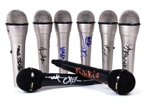 - (56) Celebrity and Musician Signed Microphones