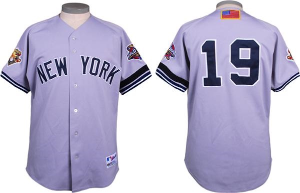 - 2001 Luis Sojo Game Used Yankees World Series Jersey