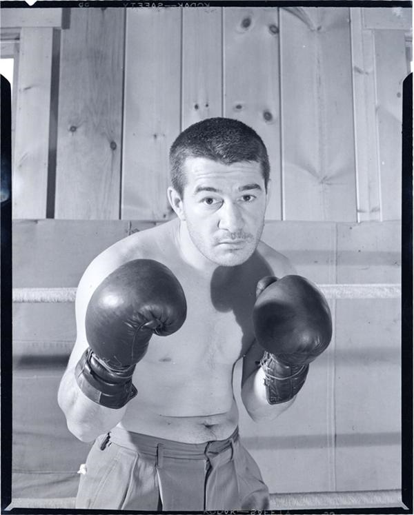 Rocky Marciano and Rocky Graziano Original Photographic Negatives by Ozzie Sweet (43)