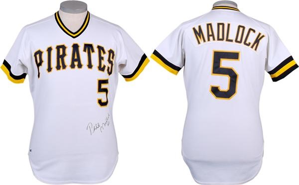 Game Used Baseball - 1982 Bill Madlock Game Worn Pittsburgh Pirates Jersey