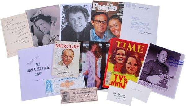 Rock And Pop Culture - Large Celebrity and Historical Signed Ephemera Collection (50+)