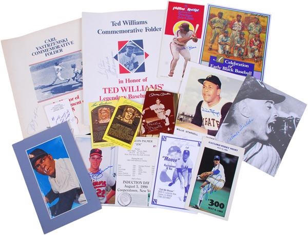 Baseball Autograph Collection with Many Hall of Famers (130+)