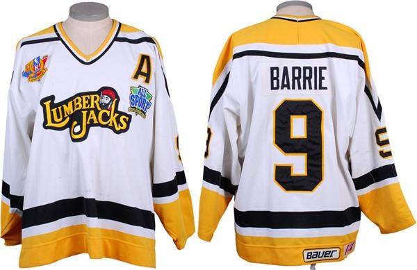 1994-95 Len Barrie Cleveland Lumber Jacks IHL Game Worn Jersey