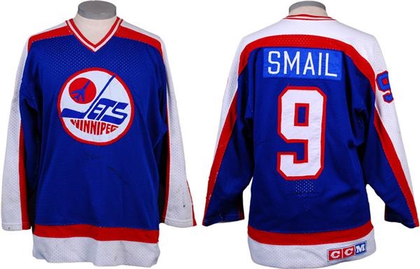 Early 1980's Doug Smail Winnipeg Jets Game Worn Jersey