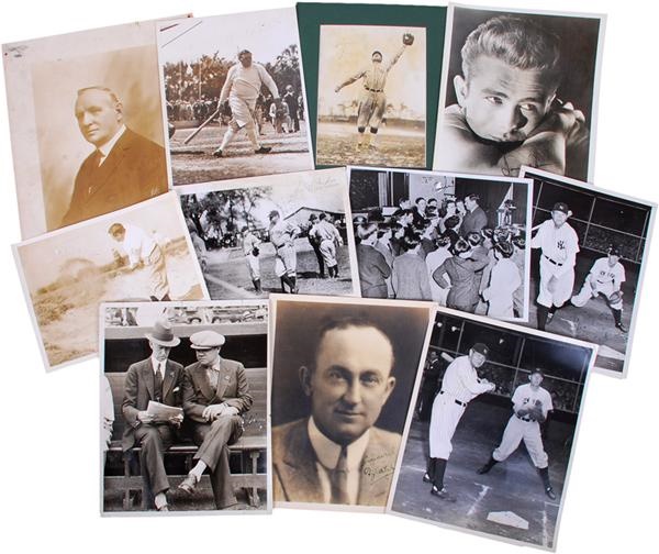 Memorabilia Baseball Photographs - Lots - Great Vintage Sports & Celebrity Photos with Ruth, Anson, Cobb (11)