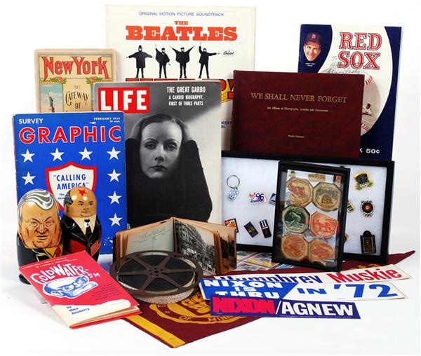 Baseball Memorabilia - Sports and Americana Variety Collection (150+)