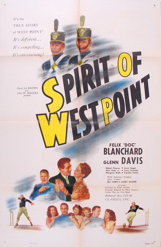 Spirit of West Point Movie Poster with Blanchard and Davis (1947)