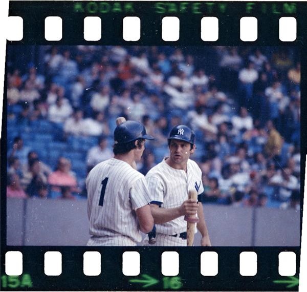 Memorabilia Baseball Photographs - Lots - 1970s Yankees Negatives and Slides with Munson, Howard, Martin (23)