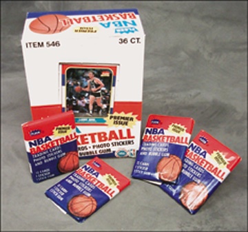 - 1986-87 Fleer Basketball Unopened Box