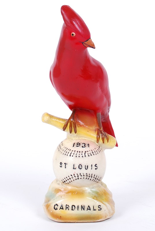 Baseball Memorabilia - St Louis Cardinals Chalkware Statue (1940's)