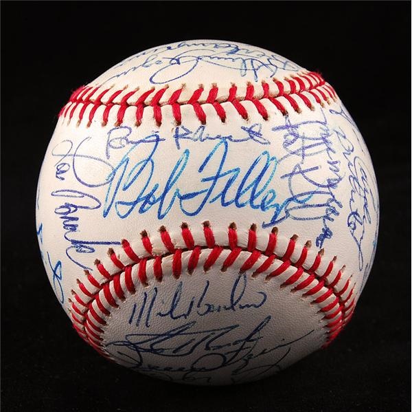 - Old Times and Hall of Famers Signed Baseball with (29) Signatures
