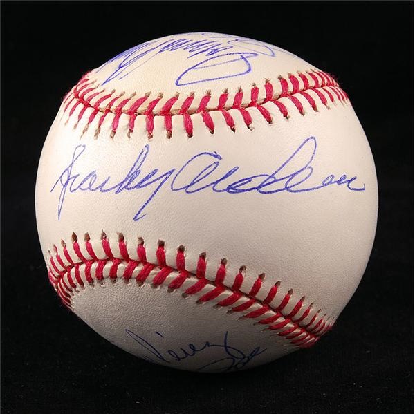 Baseball Signed by (9) Members of the Big Red Machine