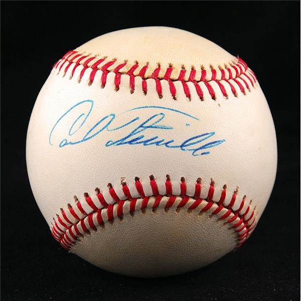 Autographs Baseball - Single Signed Carl Furrillo Baseball