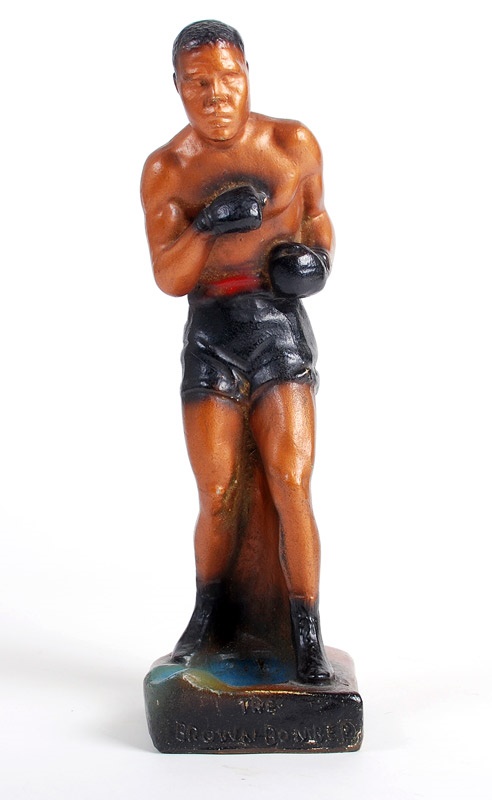 Joe Louis "The Brown Bomber" Figural Ashtray