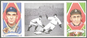 - 1912 T202 Cobb/Moriarty Card