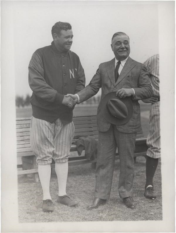 Memorabilia Baseball Photographs - Singles - 1930-1939 Babe Ruth News Service Photographs (4)