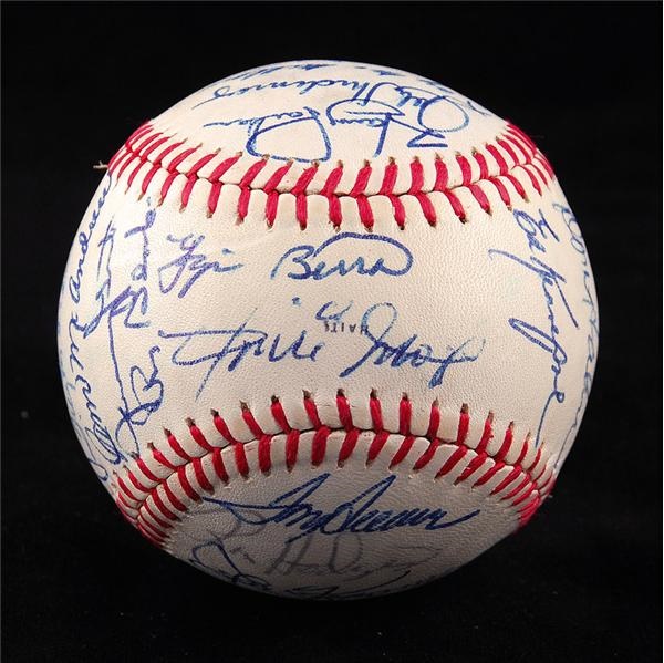 Autographs Baseball - 1973 New York Mets NL Champs Team Signed Baseball