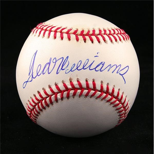 Autographs Baseball - Ted Williams Single Signed Baseball