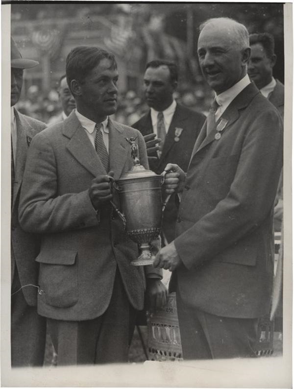 Memorabilia Golf - Bobby Jones Wins US Open (1926)