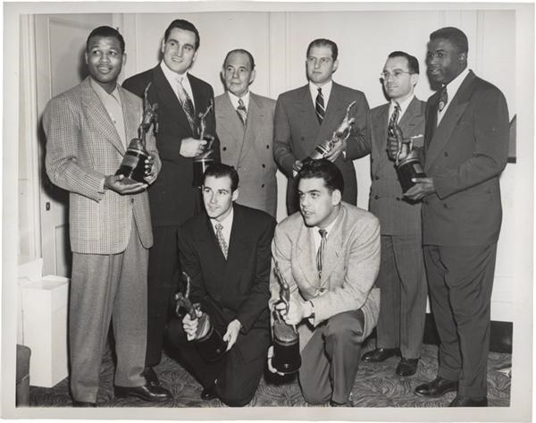 Memorabilia Baseball Photographs - Singles - Top Performers of 1949 with Jackie Robinson