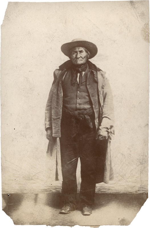 Americana Photographs - 19th Century Geronimo Vintage Photograph
