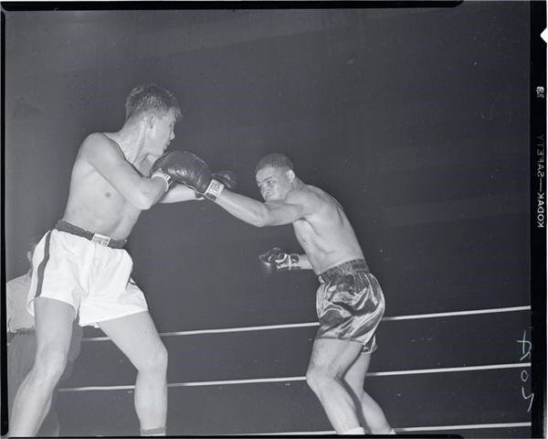 Memorabilia Boxing - 1951 Joe Louis vs Cesar Brion Negatives (26)