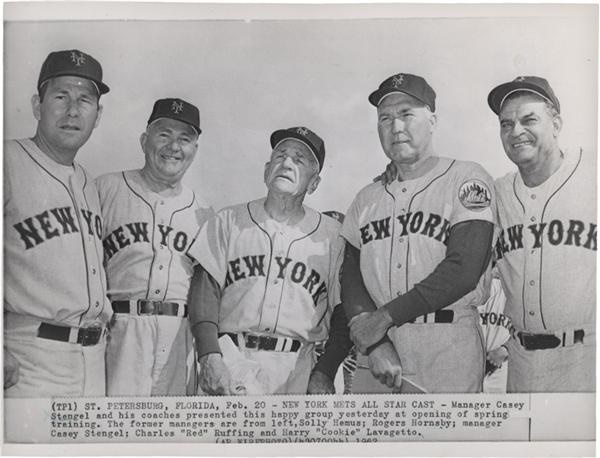 Memorabilia Baseball Photographs - Singles - New York Mets All-Star Cast (1962)