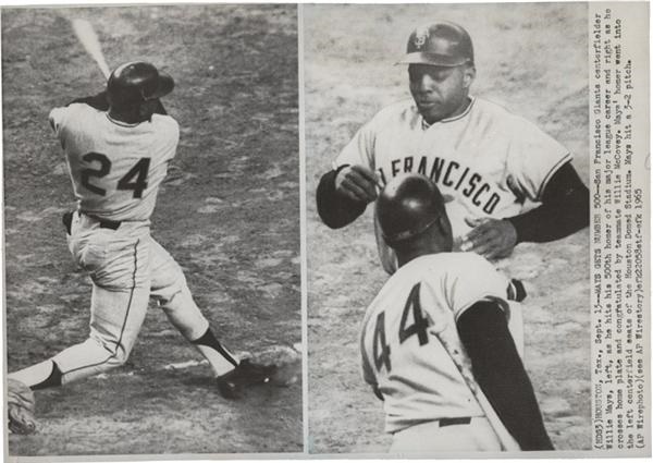 Memorabilia Baseball Photographs - Singles - Willie Mays Hits #500 (1965)