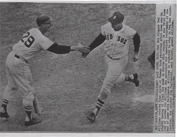 Memorabilia Baseball Photographs - Singles - Ted Williams Last Home Run (1960)