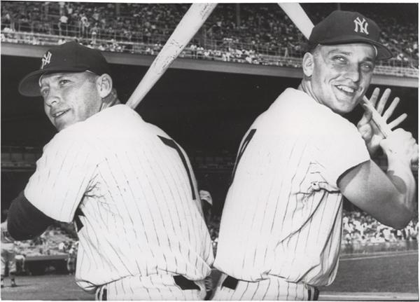 Memorabilia Baseball Photographs - Singles - Mickey Mantle and Roger Maris (1961)