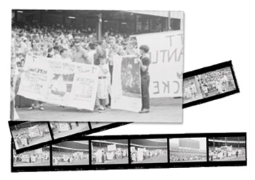 Mickey Mantle - Mickey Mantle Yankee Stadium Banner Day Original Negatives (78)