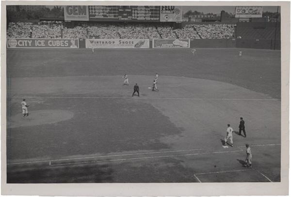 Memorabilia Baseball Photographs - Singles - 1949 Jackie Robinson Sliding Sequence Photos (4)