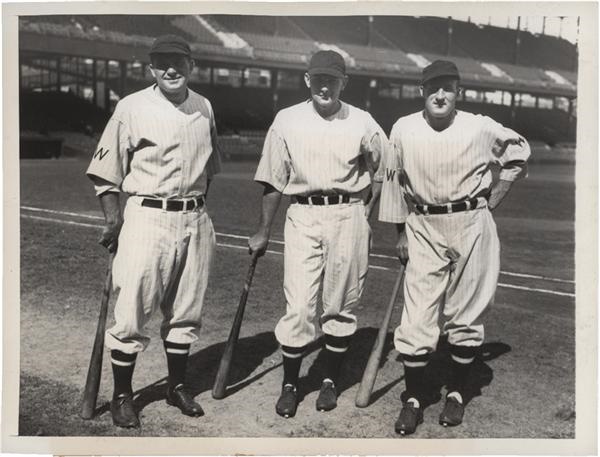 Memorabilia Baseball Photographs - Singles - Washington Senators Outfield (1933)