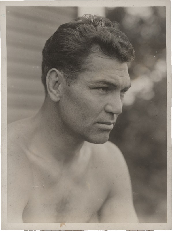 Memorabilia Boxing - Amazing Jack Dempsey Photo (1927)