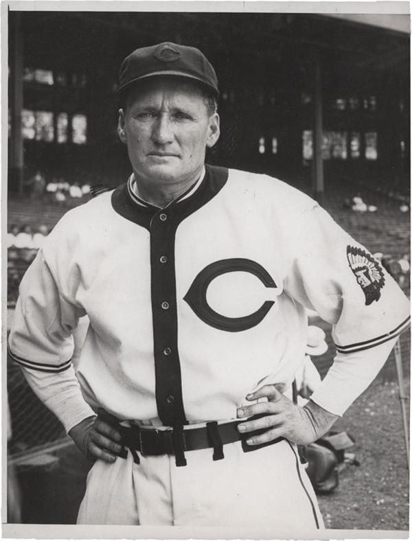 Memorabilia Baseball Photographs - Singles - Walter Johnson Manager of the Indians (1933)
