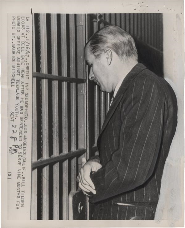Memorabilia Other - Bill Tilden Goes to Prison (1947)
