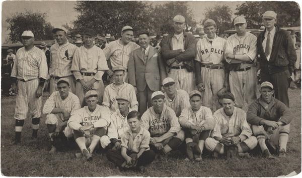 Jim Bottomley and Rogers Hornsby with Minor League Team (1920's)