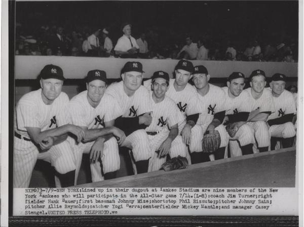 Memorabilia Baseball Photographs - Singles - New York Yankees (1953)