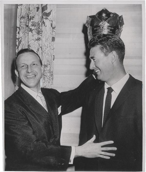 Memorabilia Baseball Photographs - Singles - Ted Williams Wears His Crown (1958)