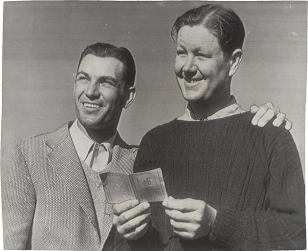 Memorabilia Golf - Ben Hogan and Byron Nelson (1947)