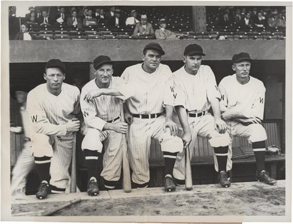 Memorabilia Baseball Photographs - Singles - Washington Senators Sluggers (1933)