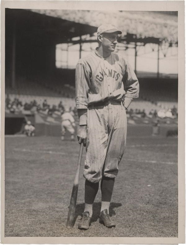Memorabilia Baseball Photographs - Singles - George Kelly of the Giants (1921)
