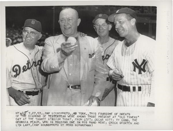 Memorabilia Baseball Photographs - Singles - Ty Cobb by Herb Scharfman (1957)