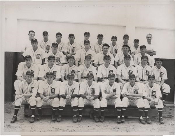 Memorabilia Baseball Photographs - Singles - The Detroit Tigers (1937)