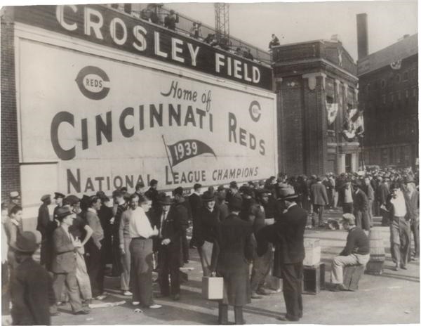 Memorabilia Baseball Photographs - Singles - Crosey Field Exterior (1940)