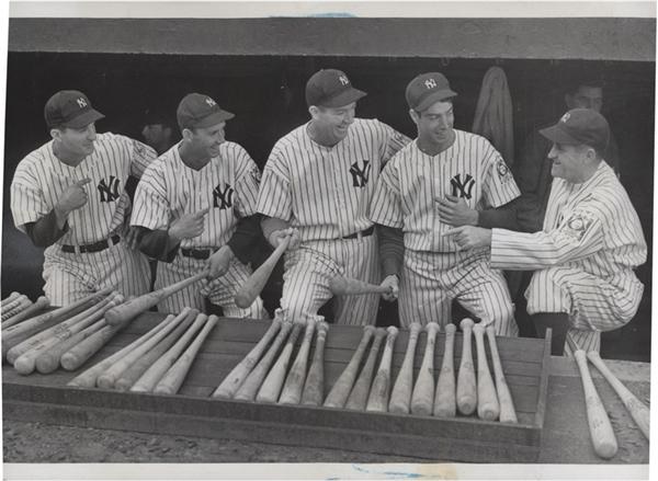 Memorabilia Baseball Photographs - Singles - New York Yankees Sluggers named Joe (1939)