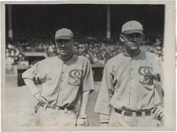 Memorabilia Baseball Photographs - Singles - Chick Gandil and Swede Risberg (1920's)