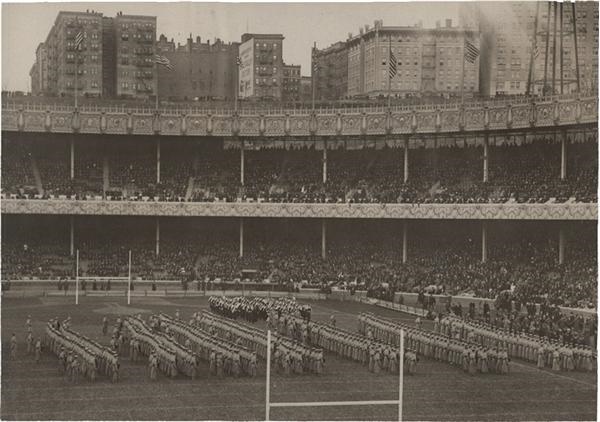 Troops Marching at the Polo Grounds (1916)