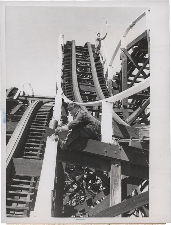 Americana Photographs - Coney Island Roller Coaster (1956)