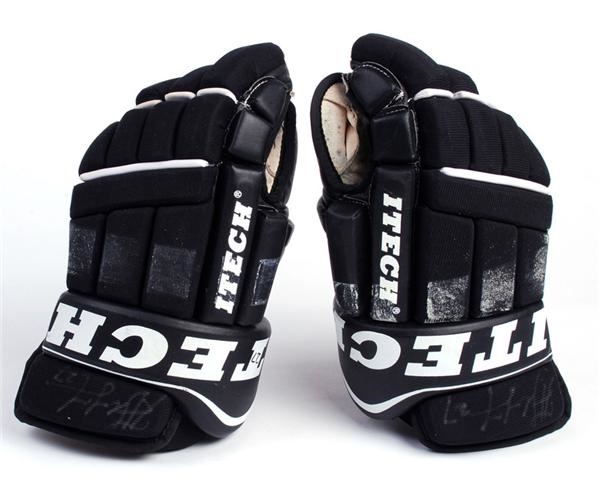 Hockey Equipment - Alexei Kovalev Pittsburgh Penguins Game Used Gloves